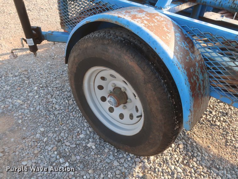 image for item DJ1803 2013 shop built flare trailer