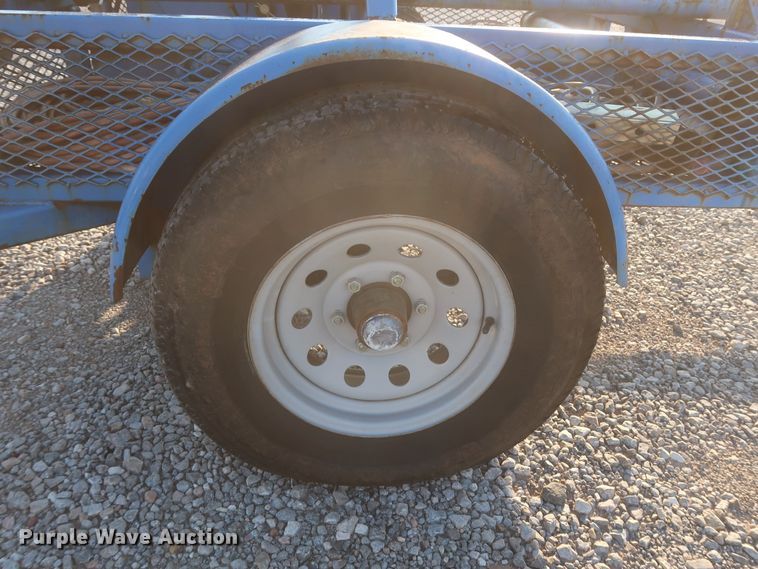 image for item DJ1803 2013 shop built flare trailer