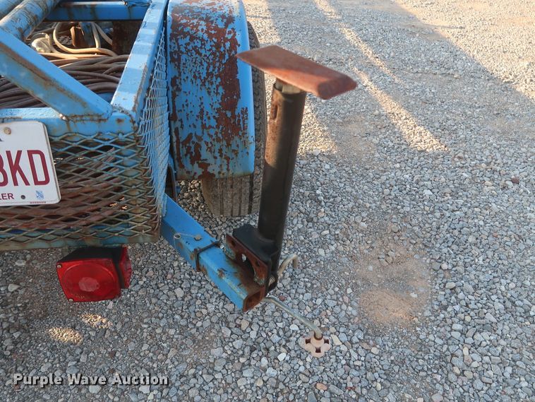 image for item DJ1803 2013 shop built flare trailer