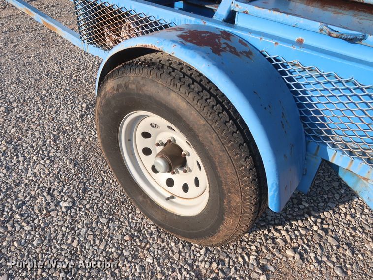 image for item DJ1803 2013 shop built flare trailer