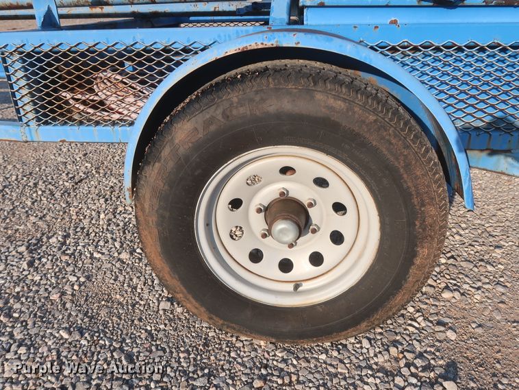 image for item DJ1803 2013 shop built flare trailer