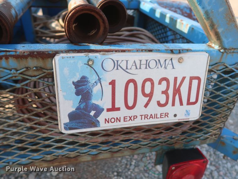 image for item DJ1803 2013 shop built flare trailer