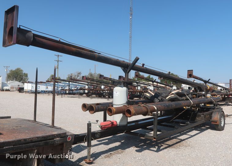 image for item DJ1805 2014 shop built flare trailer