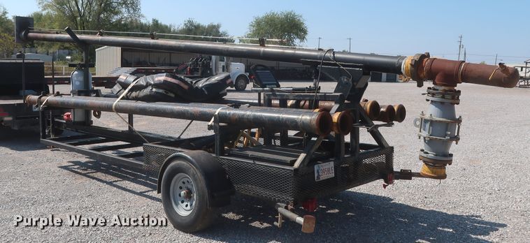 image for item DJ1805 2014 shop built flare trailer