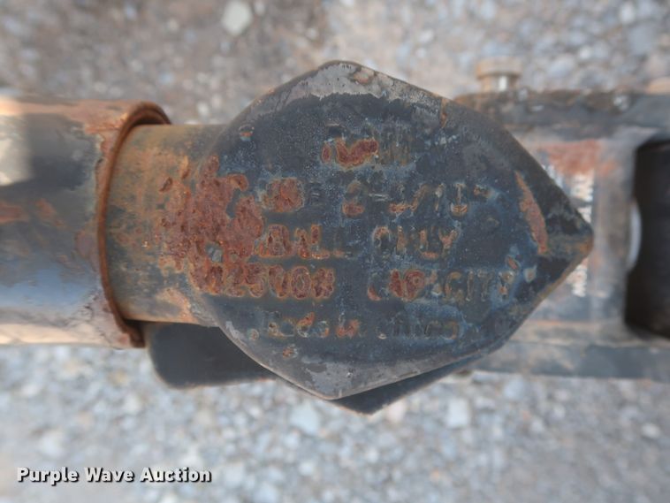 image for item DJ1805 2014 shop built flare trailer