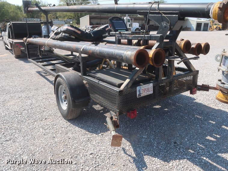 image for item DJ1805 2014 shop built flare trailer