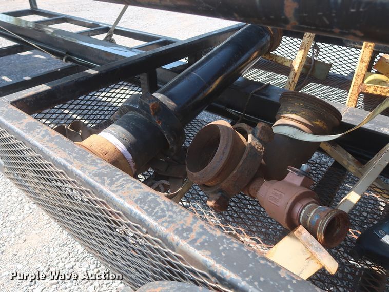 image for item DJ1805 2014 shop built flare trailer