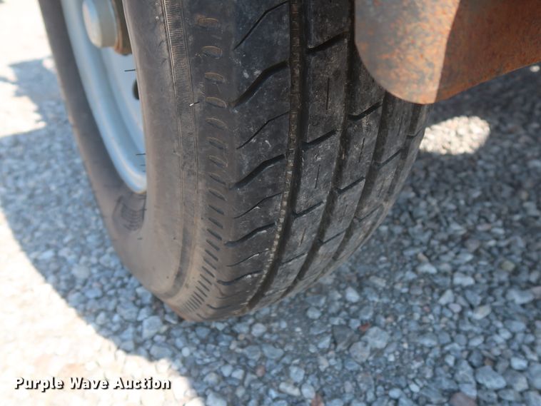 image for item DJ1805 2014 shop built flare trailer