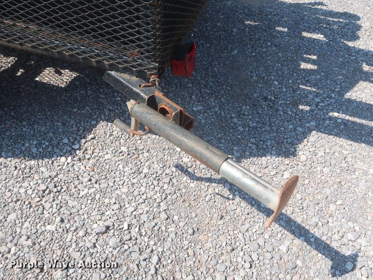 image for item DJ1805 2014 shop built flare trailer