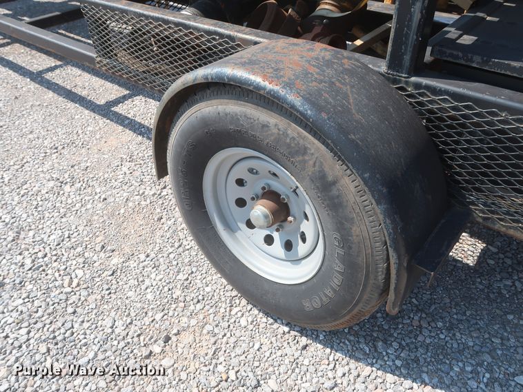 image for item DJ1805 2014 shop built flare trailer