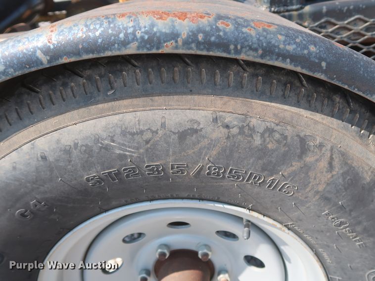 image for item DJ1805 2014 shop built flare trailer