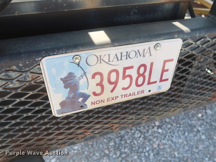 image for item DJ1805 2014 shop built flare trailer