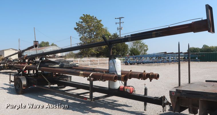 image for item DJ1806 2013 shop built flare trailer