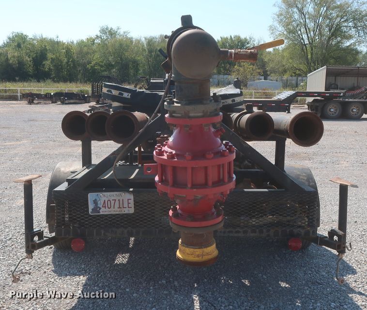 image for item DJ1806 2013 shop built flare trailer