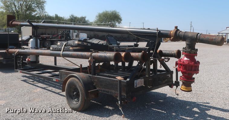 image for item DJ1806 2013 shop built flare trailer