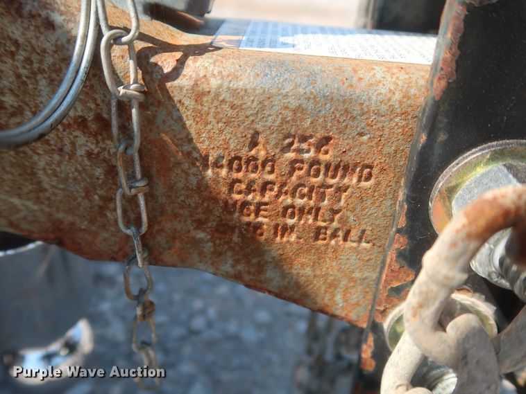 image for item DJ1806 2013 shop built flare trailer