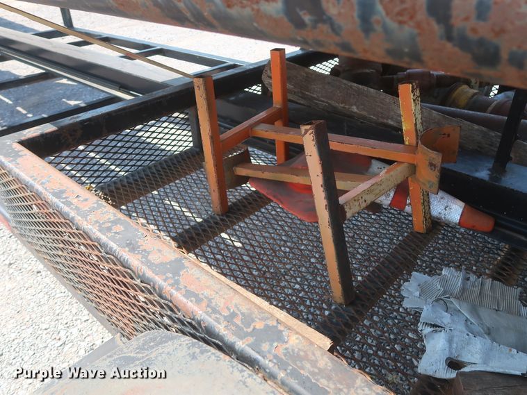 image for item DJ1806 2013 shop built flare trailer