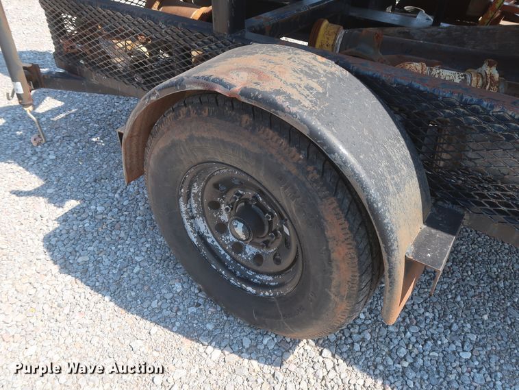 image for item DJ1806 2013 shop built flare trailer