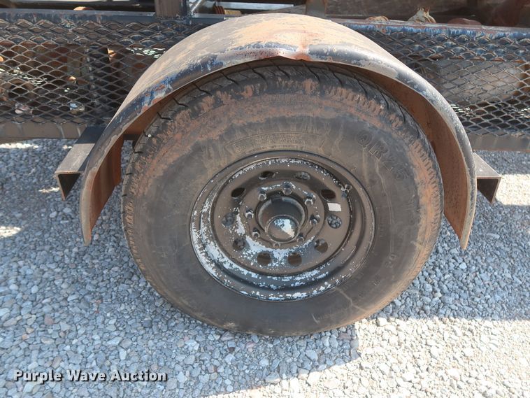 image for item DJ1806 2013 shop built flare trailer