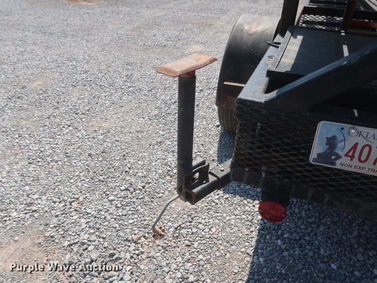 image for item DJ1806 2013 shop built flare trailer