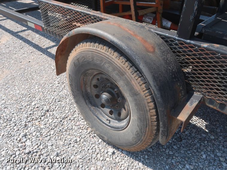 image for item DJ1806 2013 shop built flare trailer