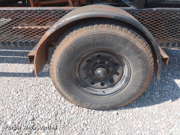 image for item DJ1806 2013 shop built flare trailer