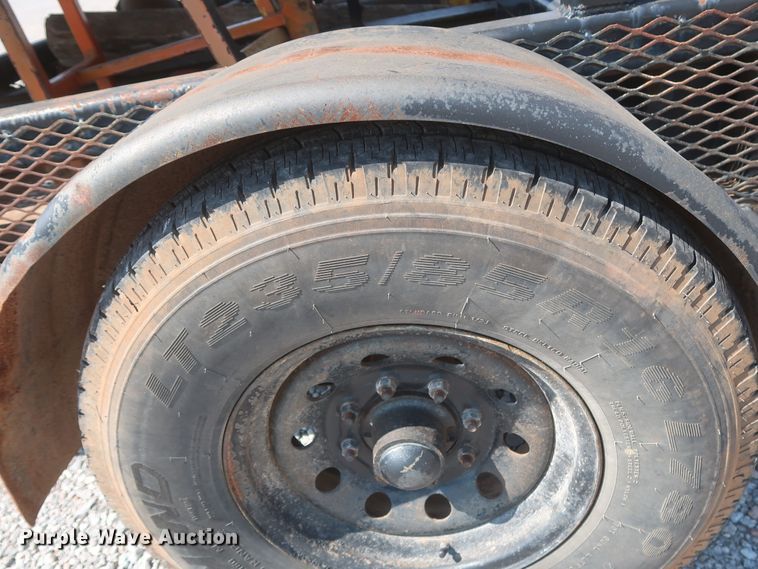 image for item DJ1806 2013 shop built flare trailer