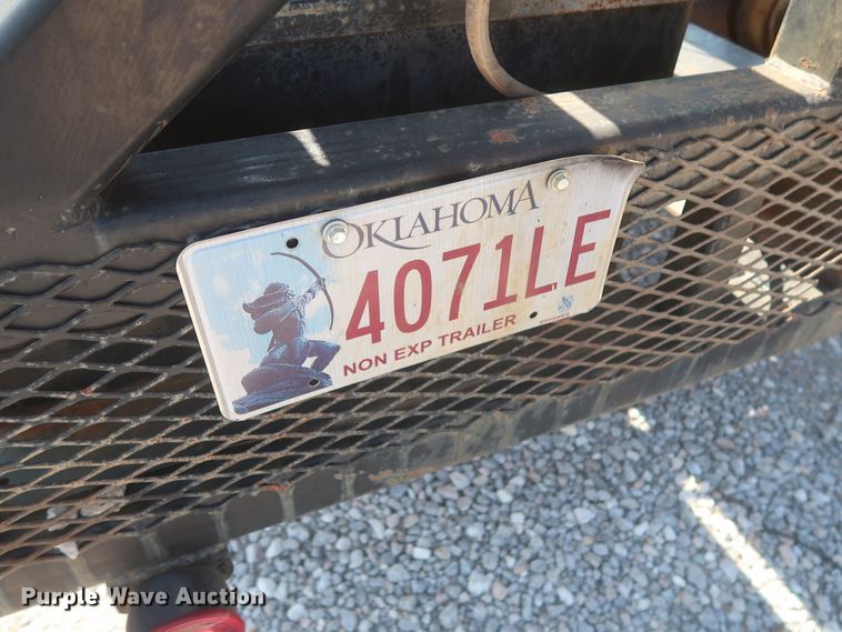 image for item DJ1806 2013 shop built flare trailer