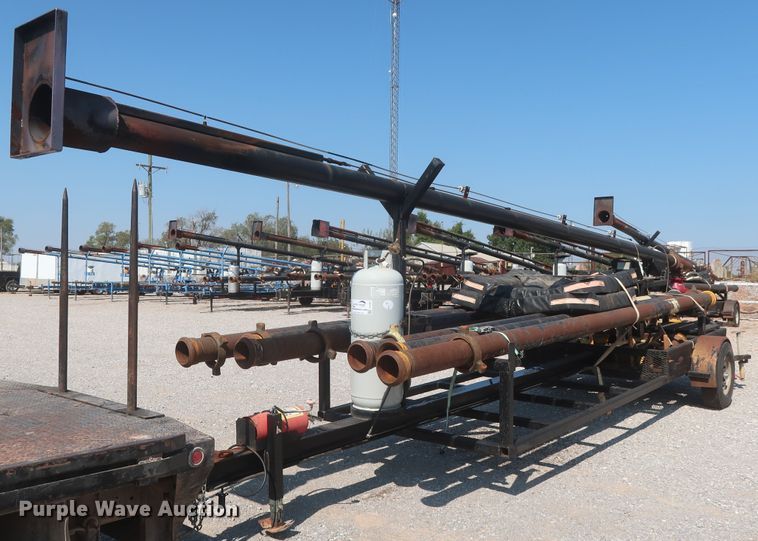 image for item DJ1807 2014 shop built flare trailer