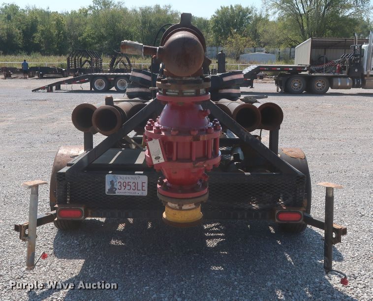 image for item DJ1807 2014 shop built flare trailer