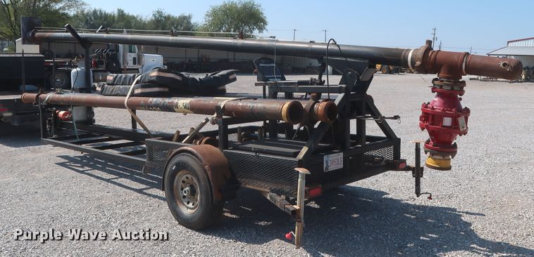 image for item DJ1807 2014 shop built flare trailer