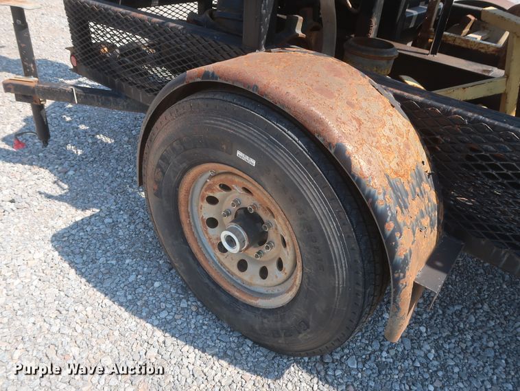 image for item DJ1807 2014 shop built flare trailer