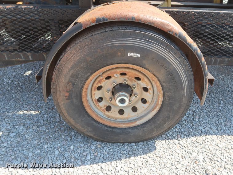 image for item DJ1807 2014 shop built flare trailer