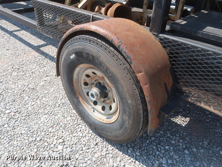 image for item DJ1807 2014 shop built flare trailer