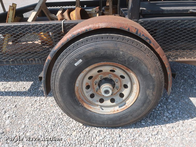 image for item DJ1807 2014 shop built flare trailer