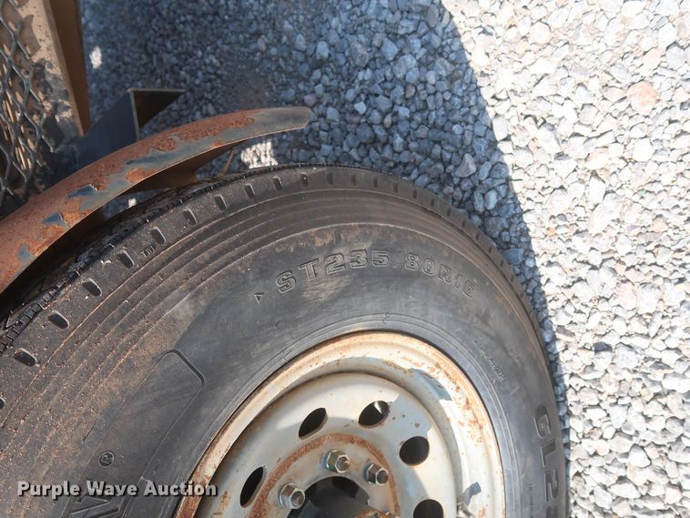 image for item DJ1807 2014 shop built flare trailer