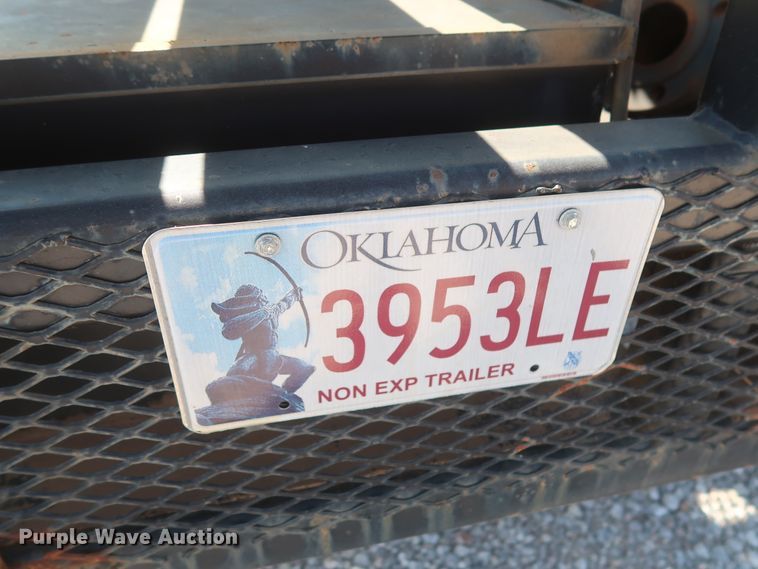 image for item DJ1807 2014 shop built flare trailer