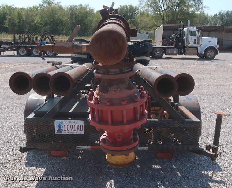 image for item DJ1808 2013 shop built flare trailer