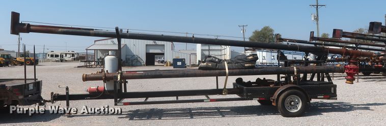 image for item DJ1808 2013 shop built flare trailer