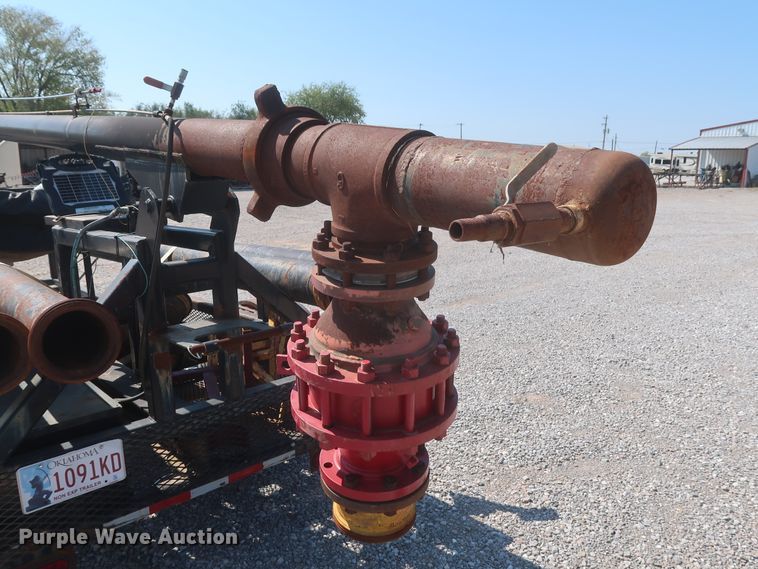 image for item DJ1808 2013 shop built flare trailer