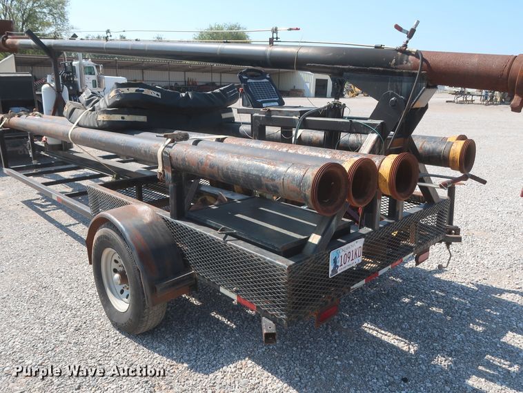 image for item DJ1808 2013 shop built flare trailer