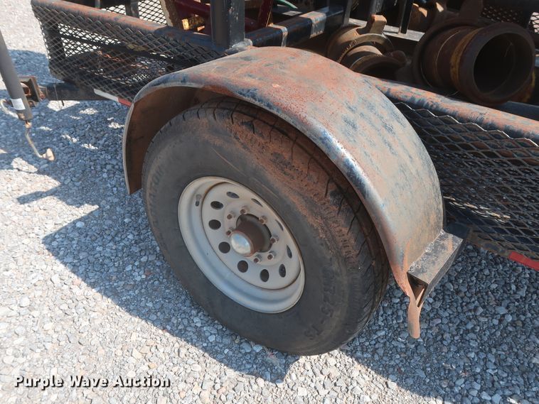 image for item DJ1808 2013 shop built flare trailer