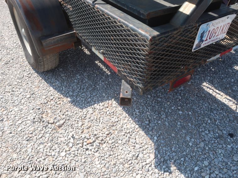 image for item DJ1808 2013 shop built flare trailer