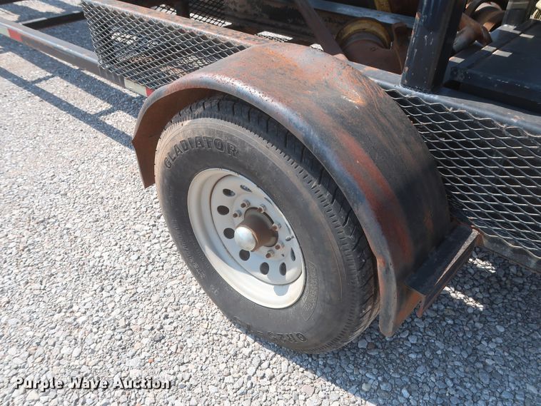 image for item DJ1808 2013 shop built flare trailer