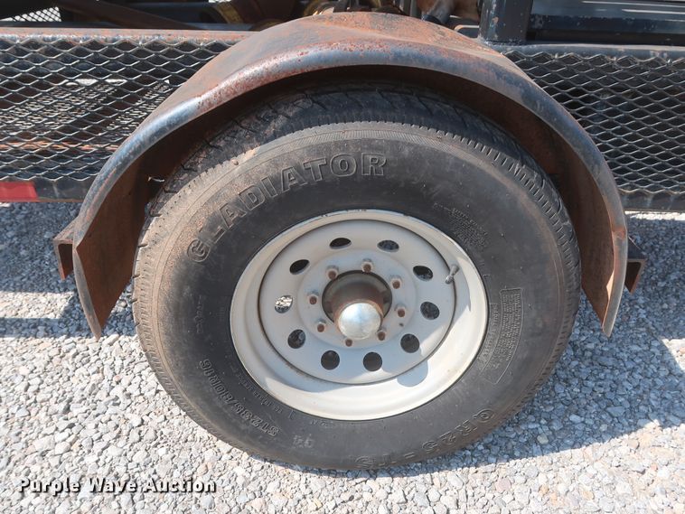 image for item DJ1808 2013 shop built flare trailer