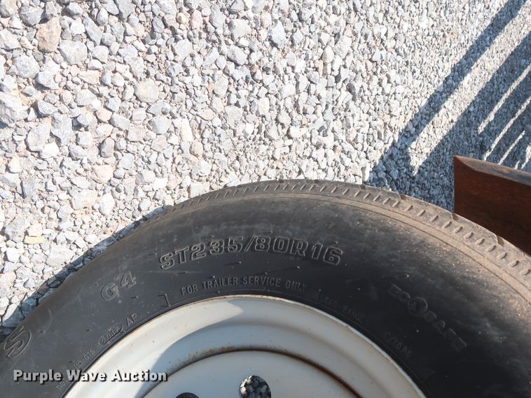 image for item DJ1808 2013 shop built flare trailer