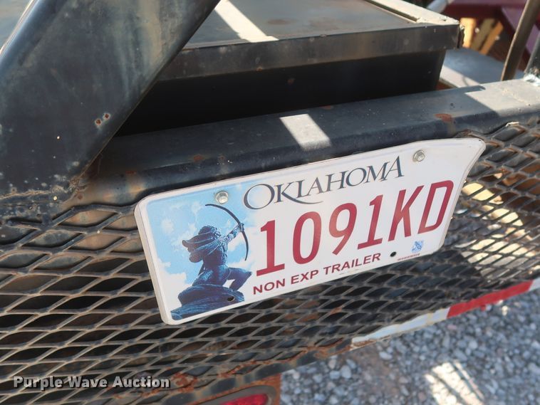 image for item DJ1808 2013 shop built flare trailer