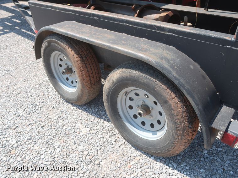 image for item DJ1809 2013 shop built flare trailer