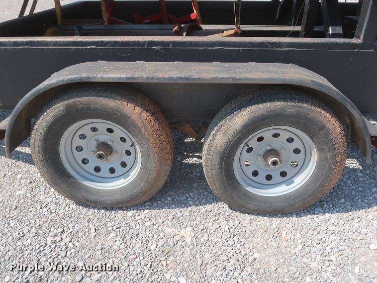 image for item DJ1809 2013 shop built flare trailer