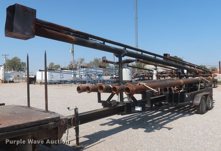 image for item DJ1810 2013 shop built flare trailer